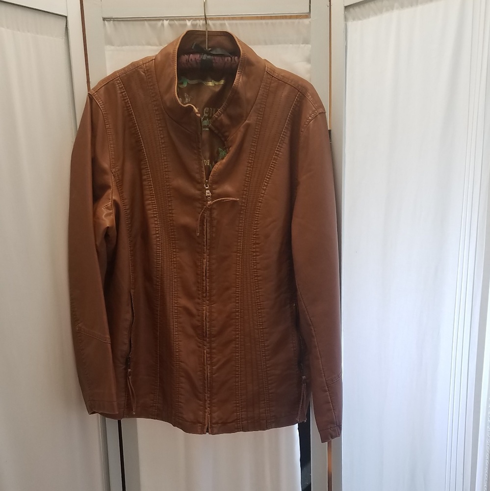 Big Chill Vintage vegan leather jacket.